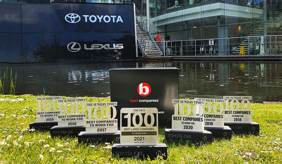 Toyota and Lexus best companies awards