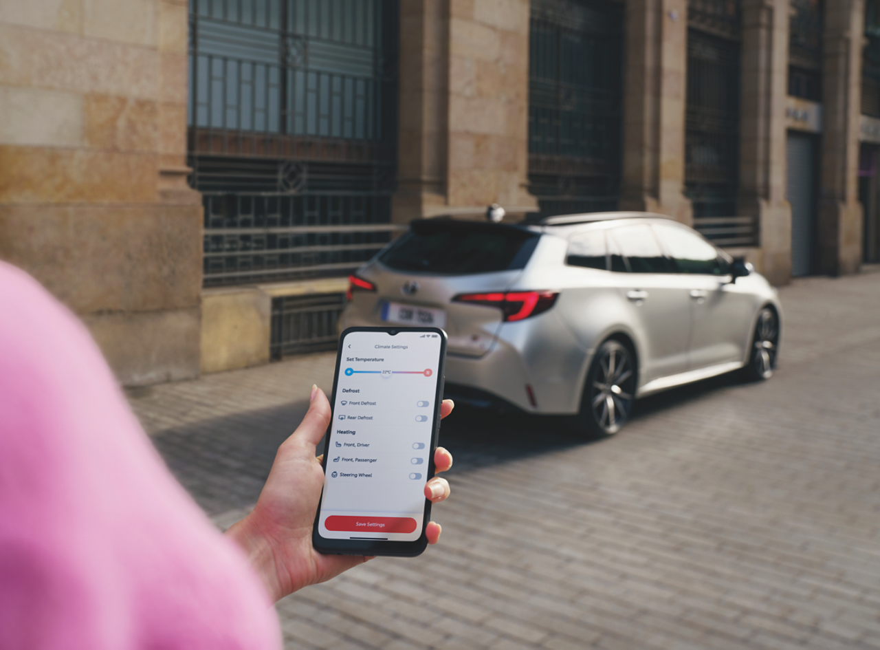 Stay connected with MyToyota App