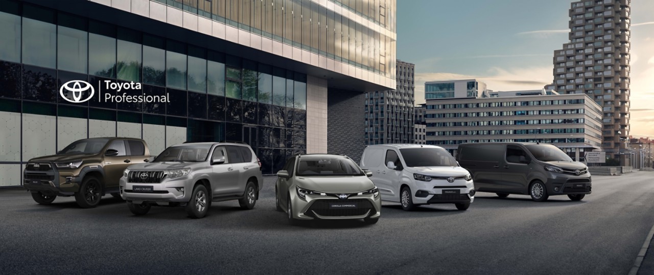 Toyota Commercial range of vans