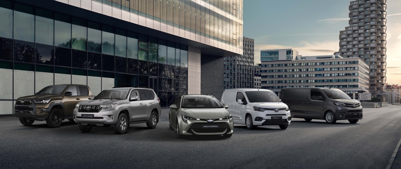 Toyota Commercial range of vans