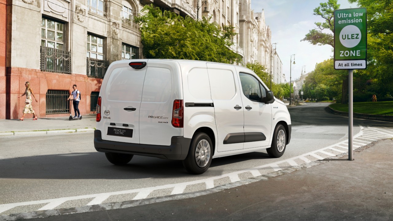 Toyota Proace City Electric driving