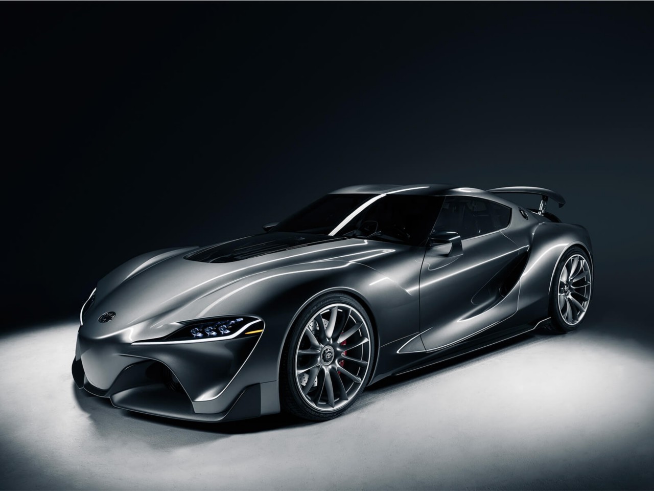 Toyota FT-1 car in shadow