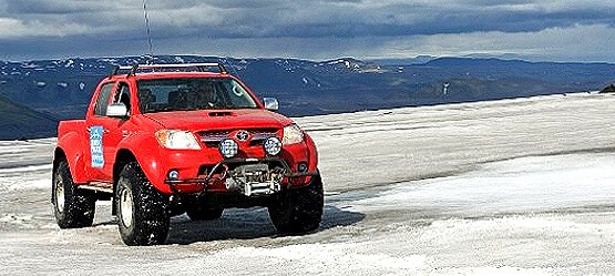 Toyota Hilux at the North Pole