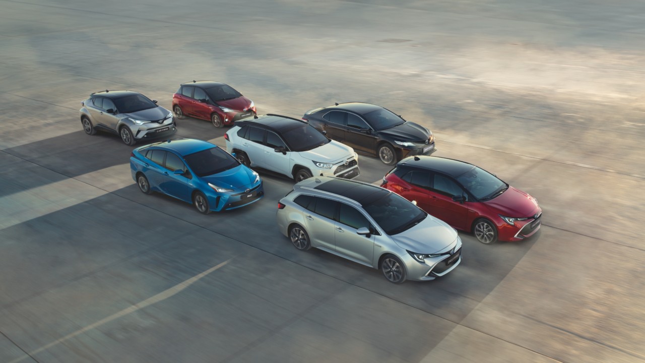 Toyota hybrid range
