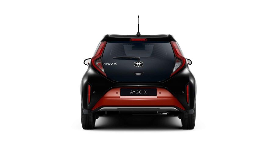 Toyota Aygo X view from the back