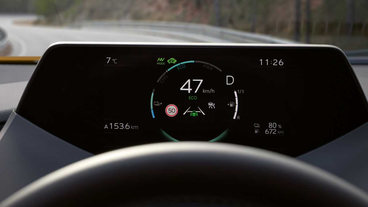 Toyota Prius Plug-in multi information display