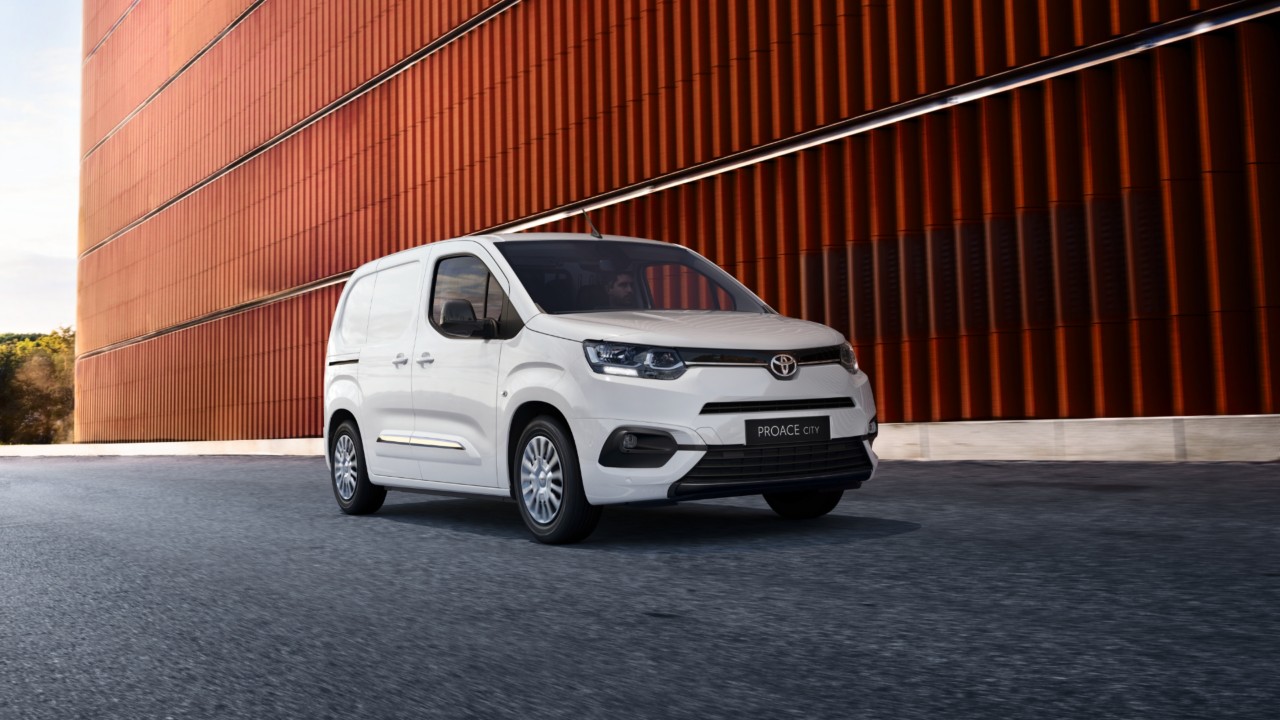 Toyota Proace City driving on road