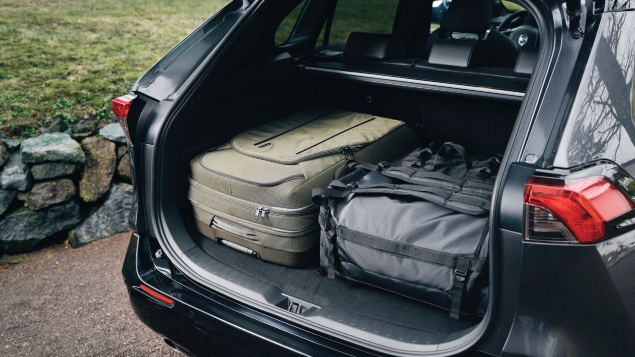 Toyota RAV4 Plugin boot space with bags in