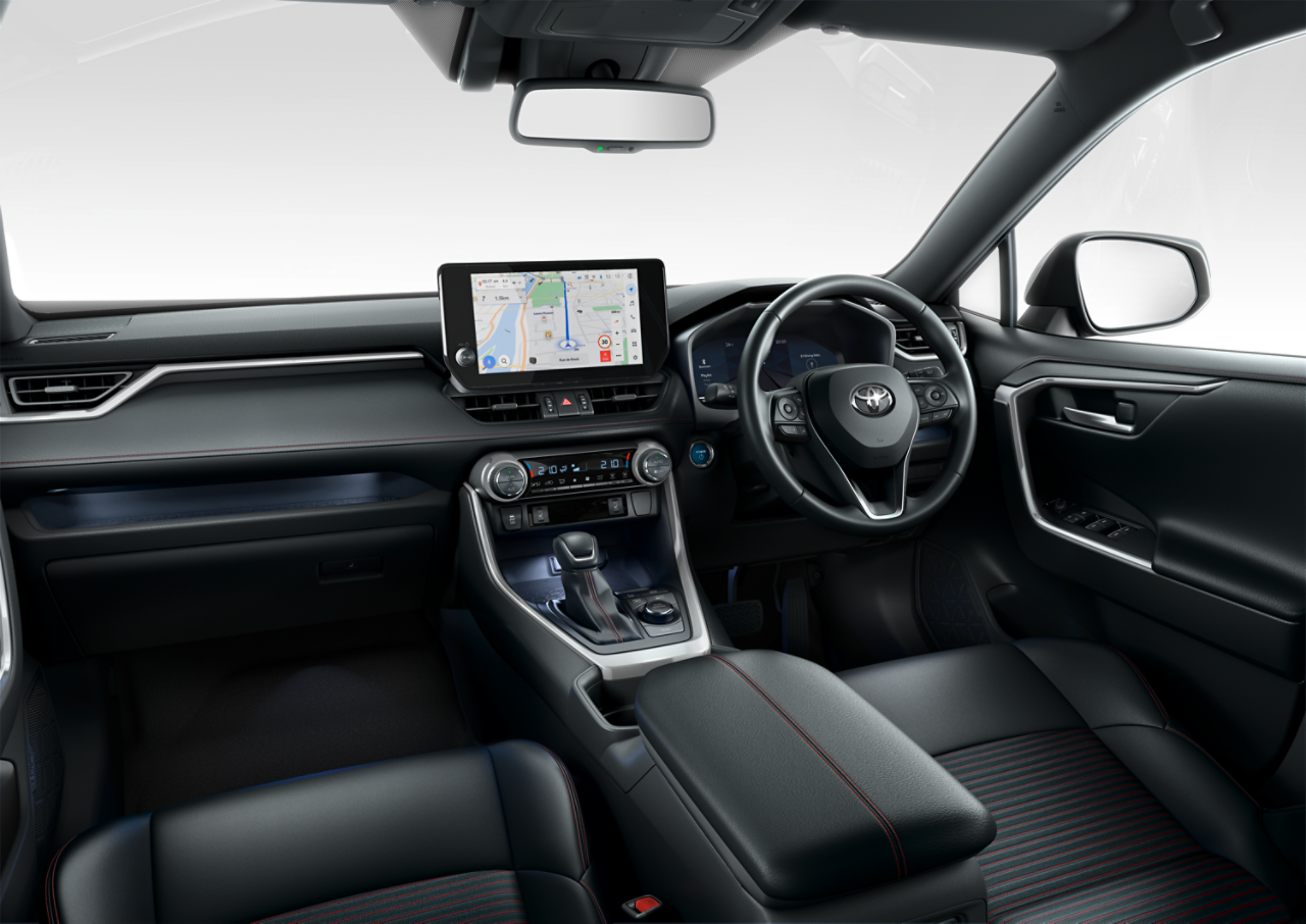 Toyota RAV4 Plugin front interior with multimedia