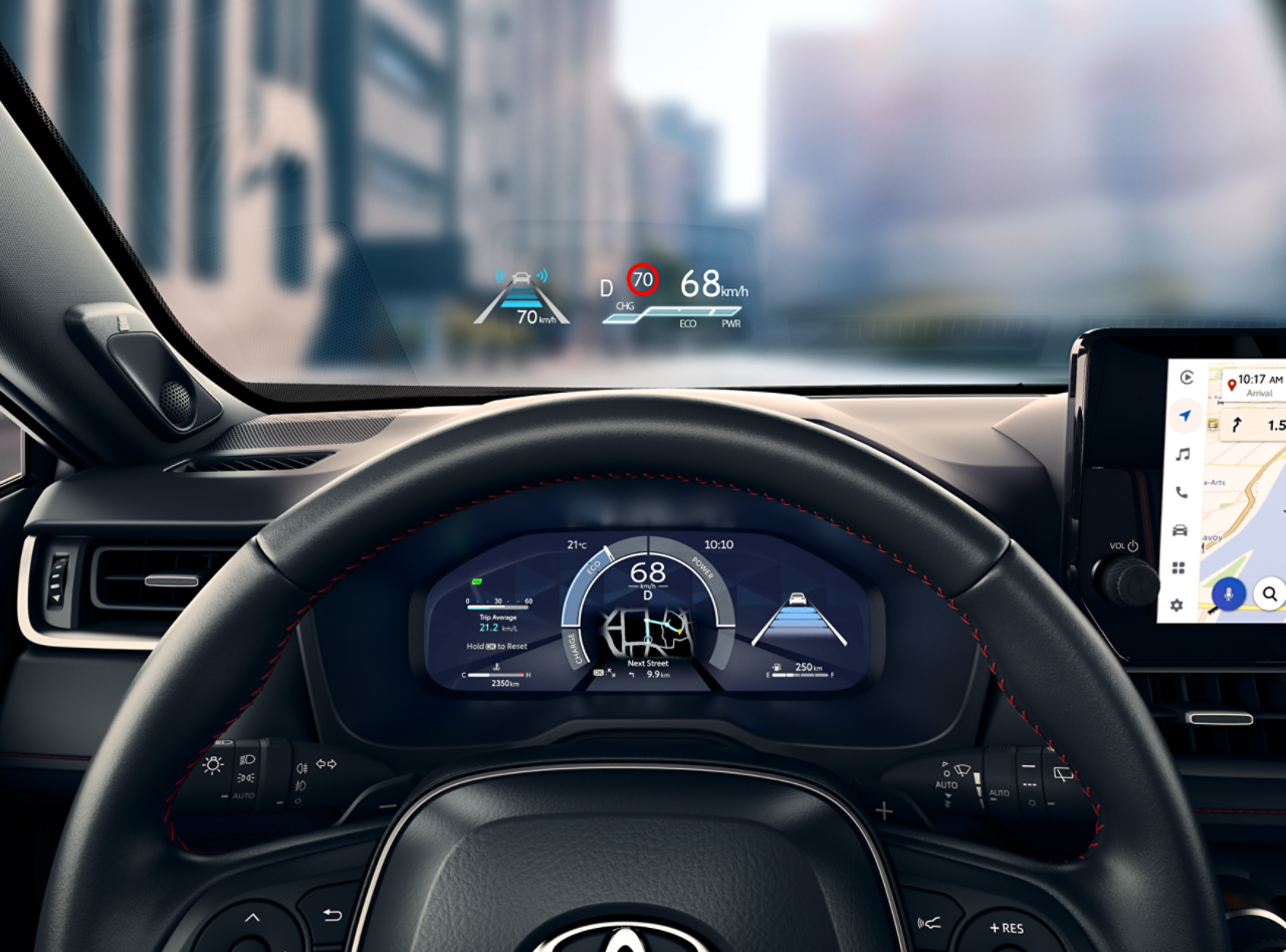 Toyota RAV4 Plugin front interior with multimedia