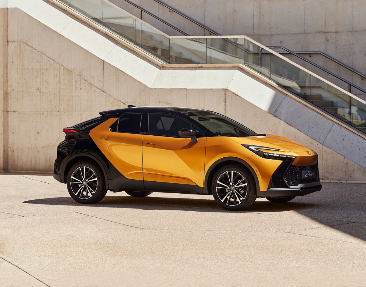 All-New Toyota C-HR parked outside